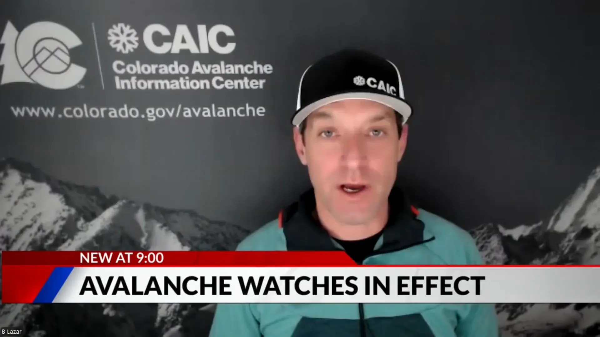 Local news coverage on avalanche warnings