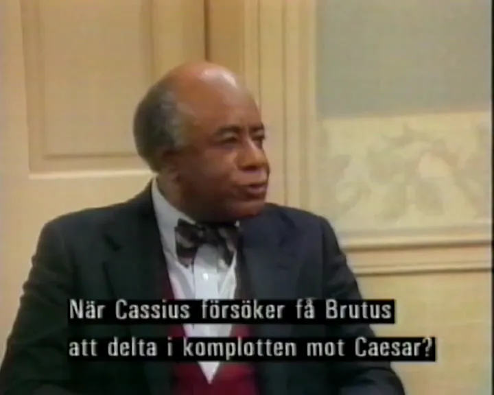 Diskussion om Shakespeare och Julius Caesar