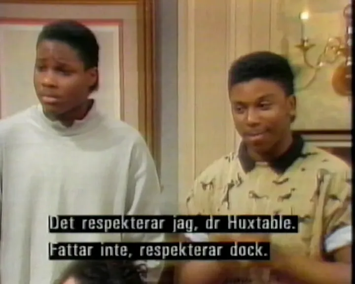 Familjen Huxtable dramatiserar saga