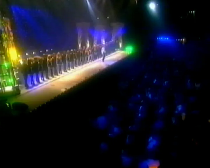 Dansare i en dramatisk scen från Lord of the Dance