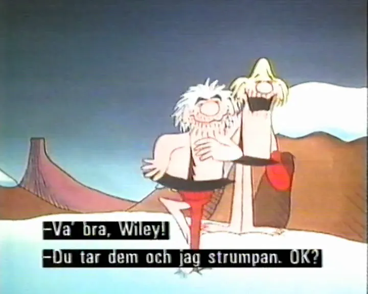 Wiley och Peter med stump sock