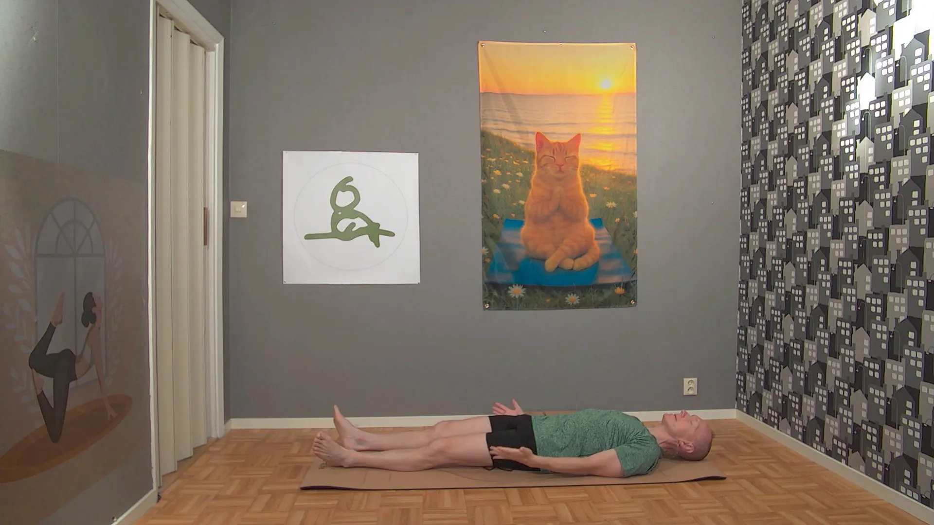 Avslappning i chabasserna (savasana)