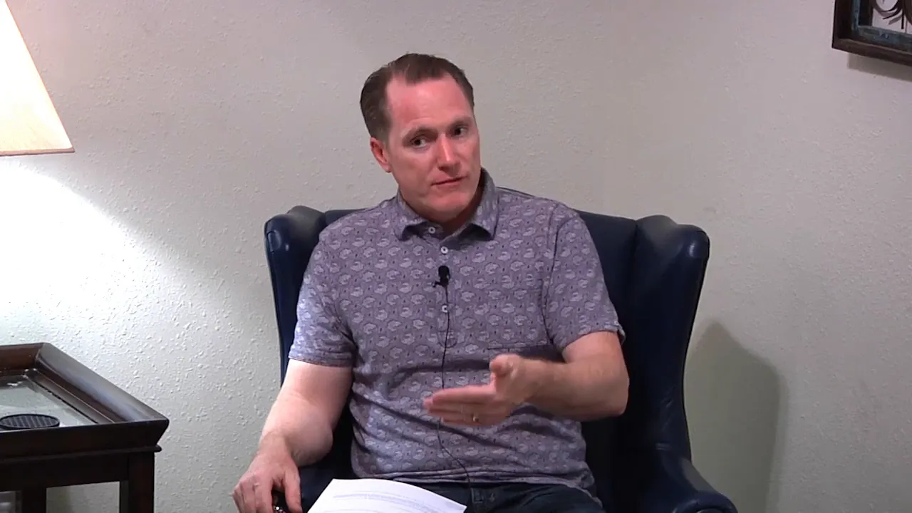 Pastor Tim discussing Seventh-day Adventist Church