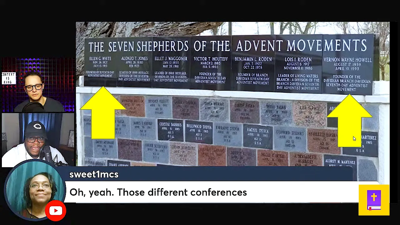 Monument zu Ellen G. White und David Koresh in Waco