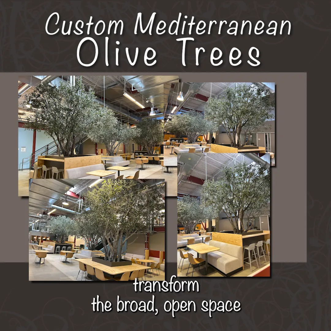 Artificial trees enhancing work environment