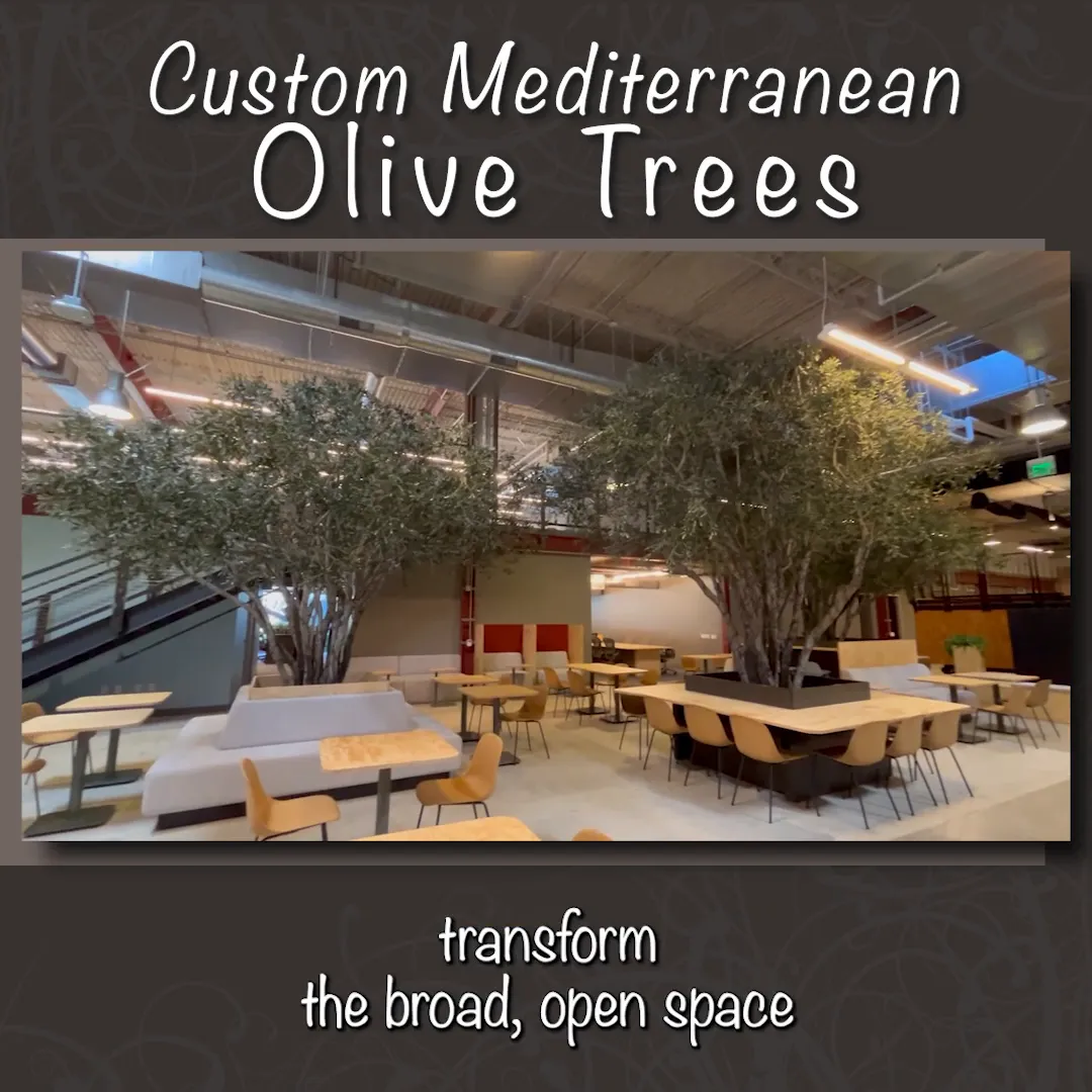 Transformed workspace with artificial trees