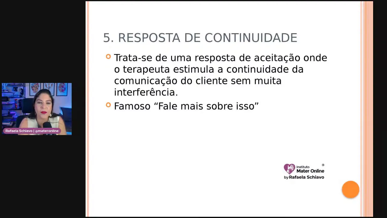 Resposta de continuidade na terapia