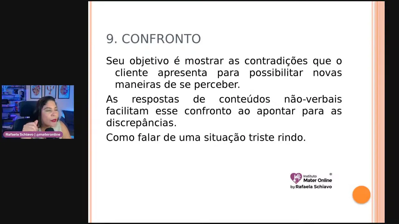 Confronto e contradições na terapia