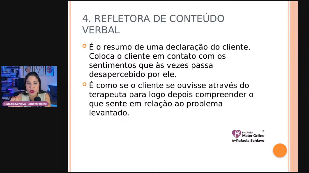 Refletora de conteúdo verbal