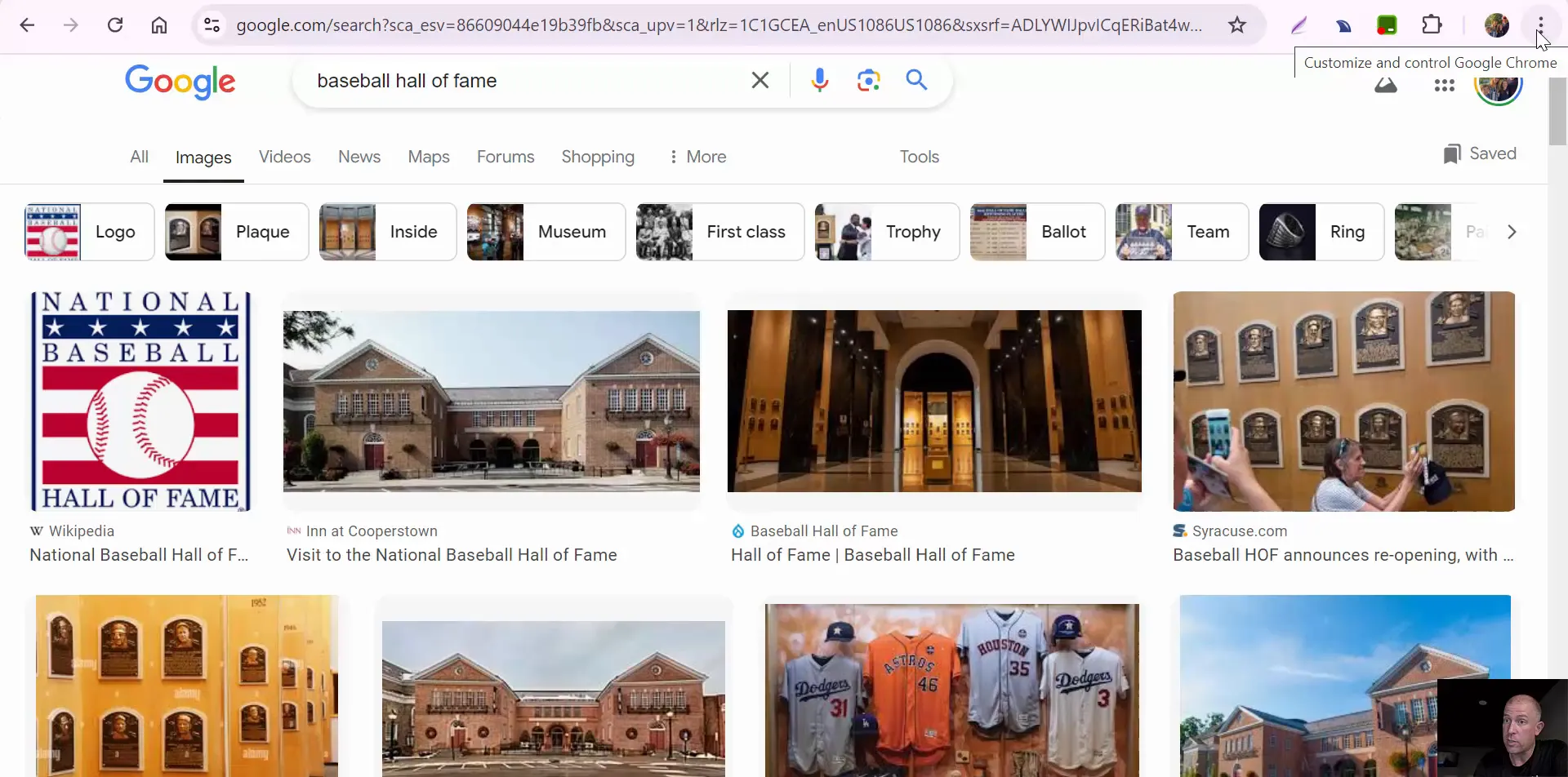 Accessing Google Lens in Chrome