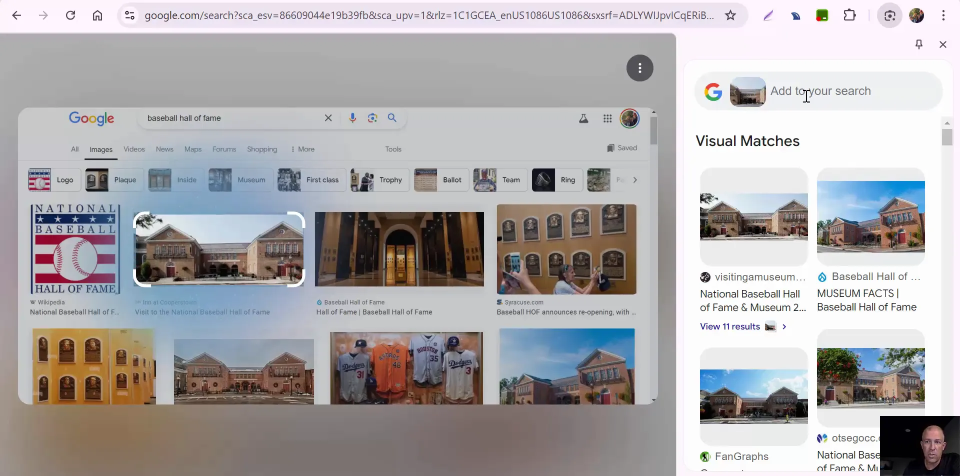 Searching an image using Google Lens