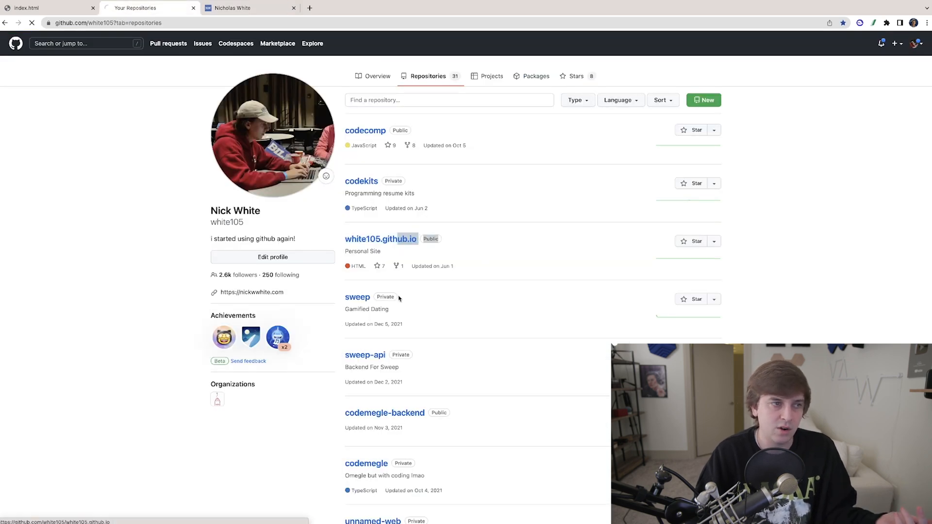 Using GitHub Pages for free hosting