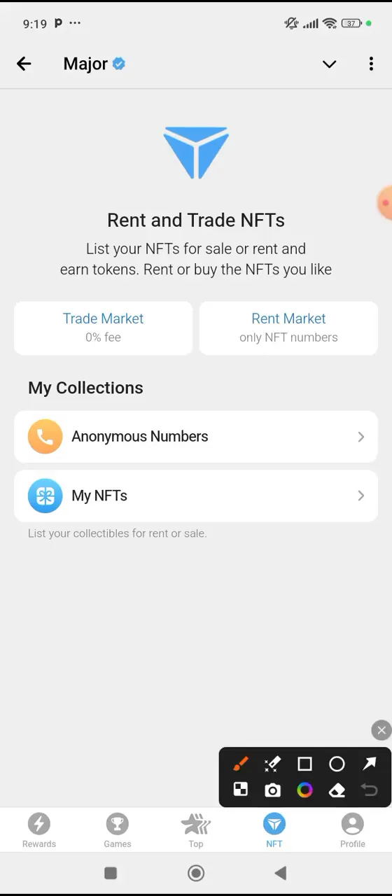 NFT Listing Process