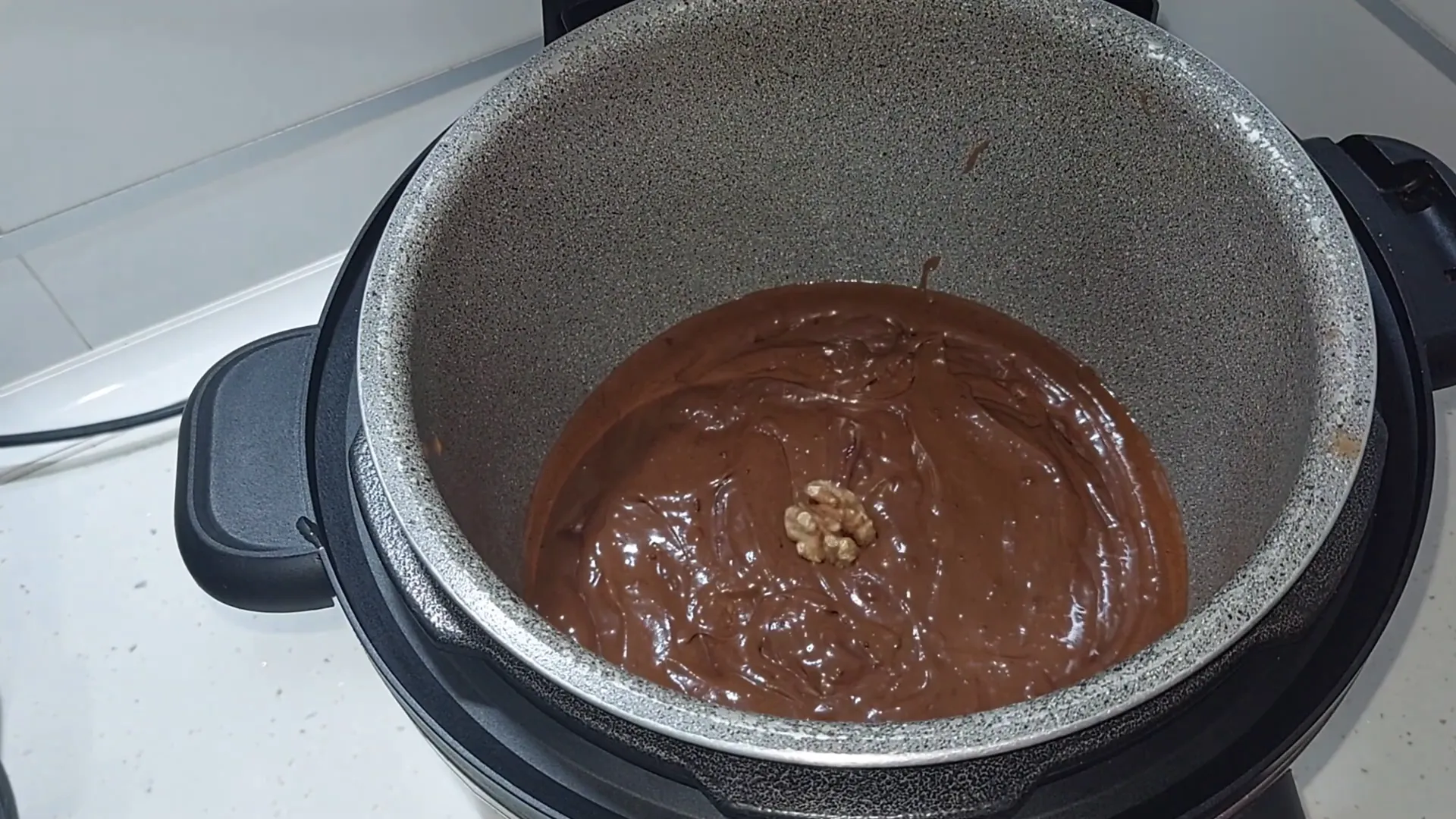 Masa de brownie lista para cocinar