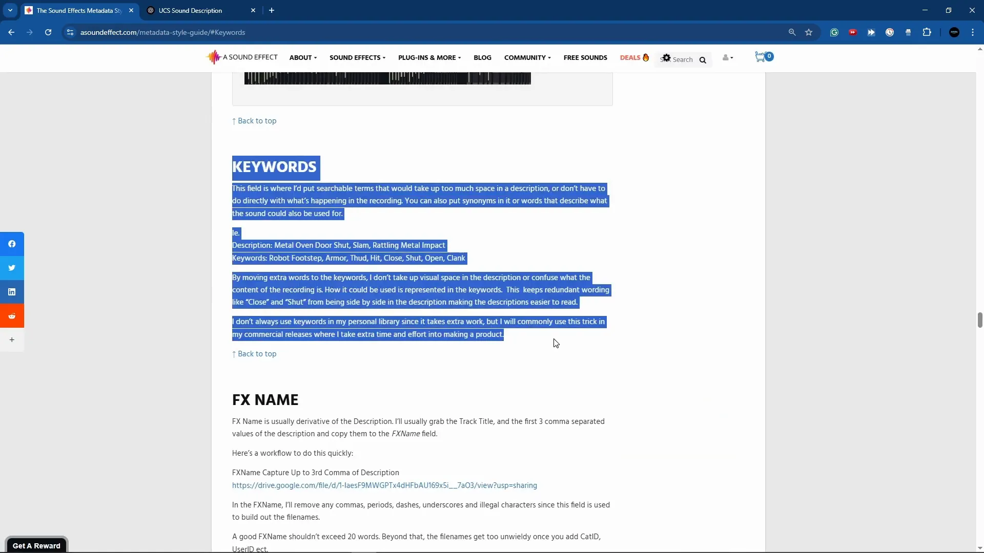 Creating SEO-friendly keywords