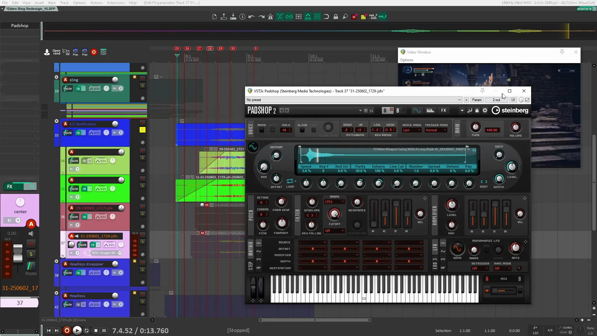 Kill notification sound design