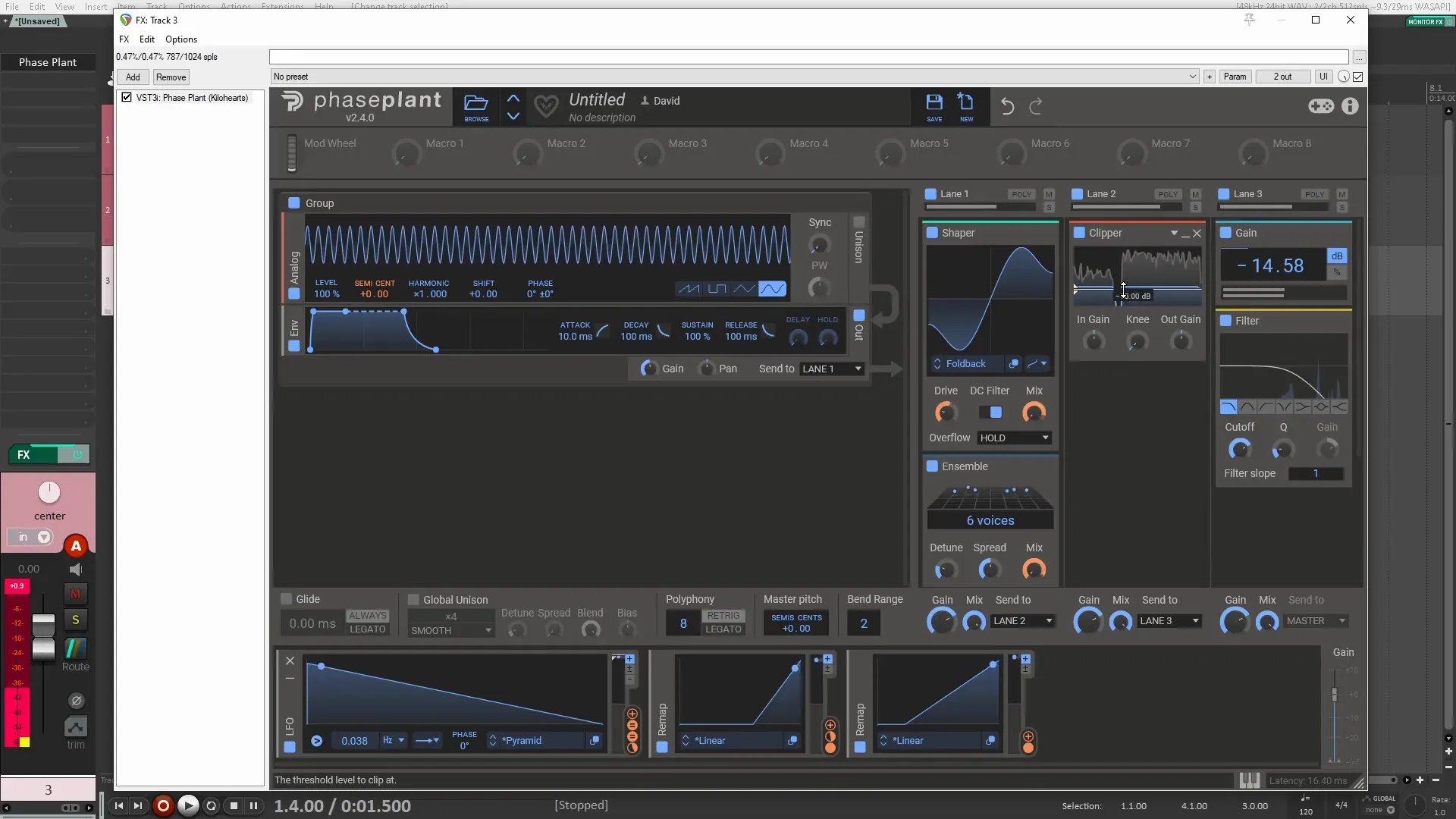 Adding a clipper to soften high frequencies