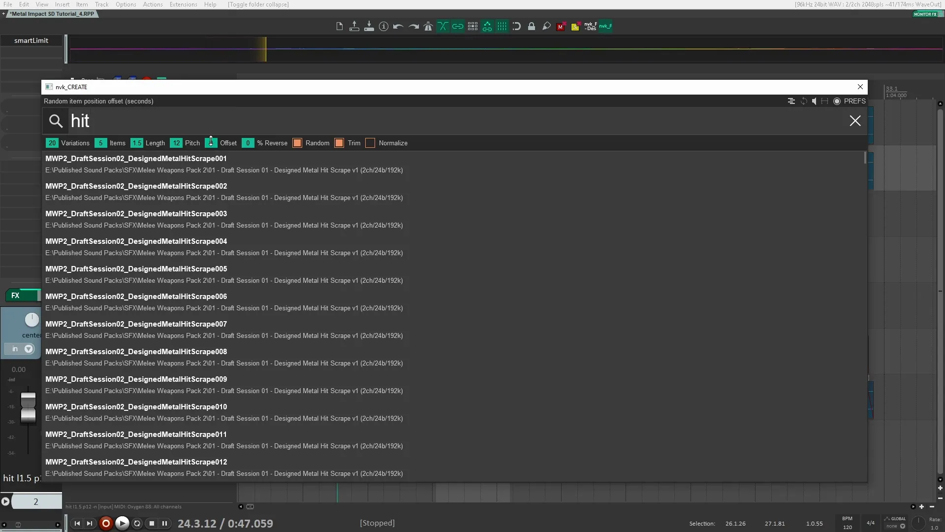 Layering sounds in NVK Create