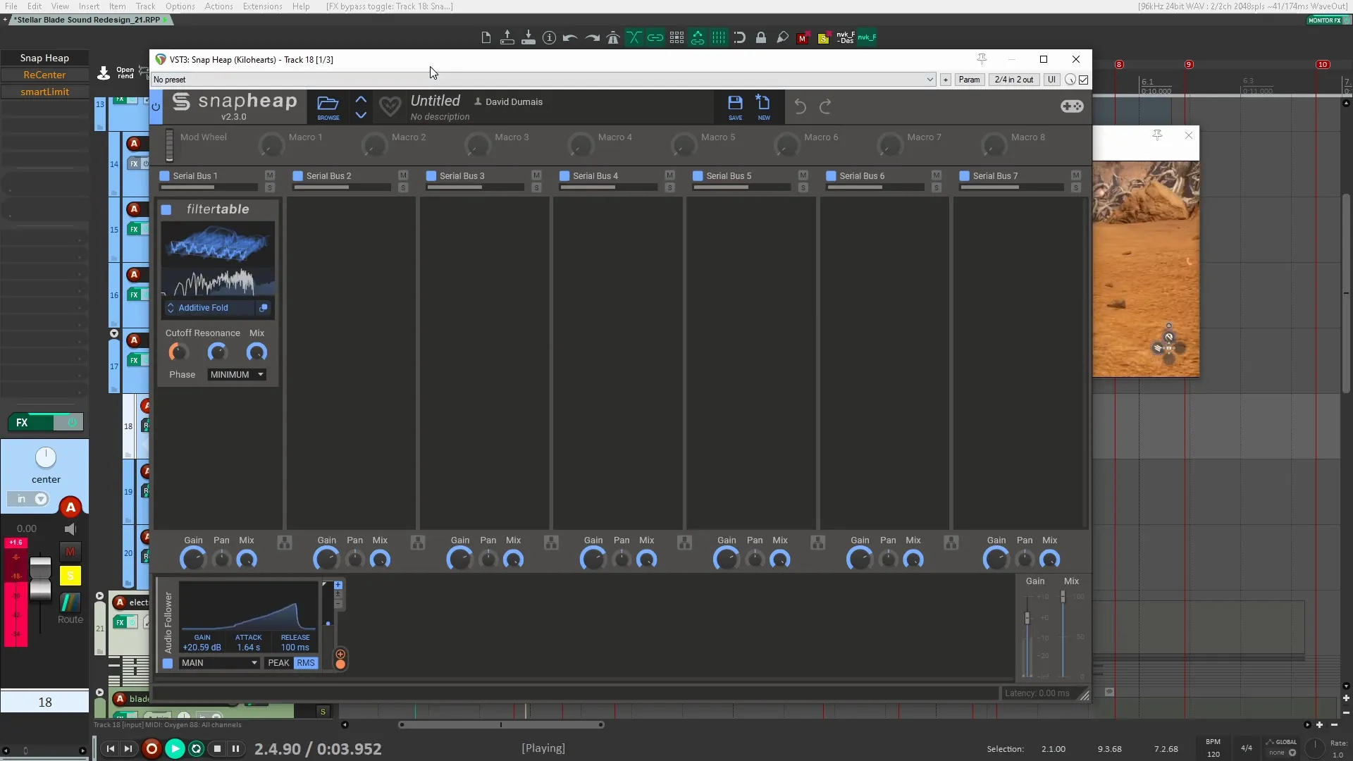 Processed enemy weapon shot sound