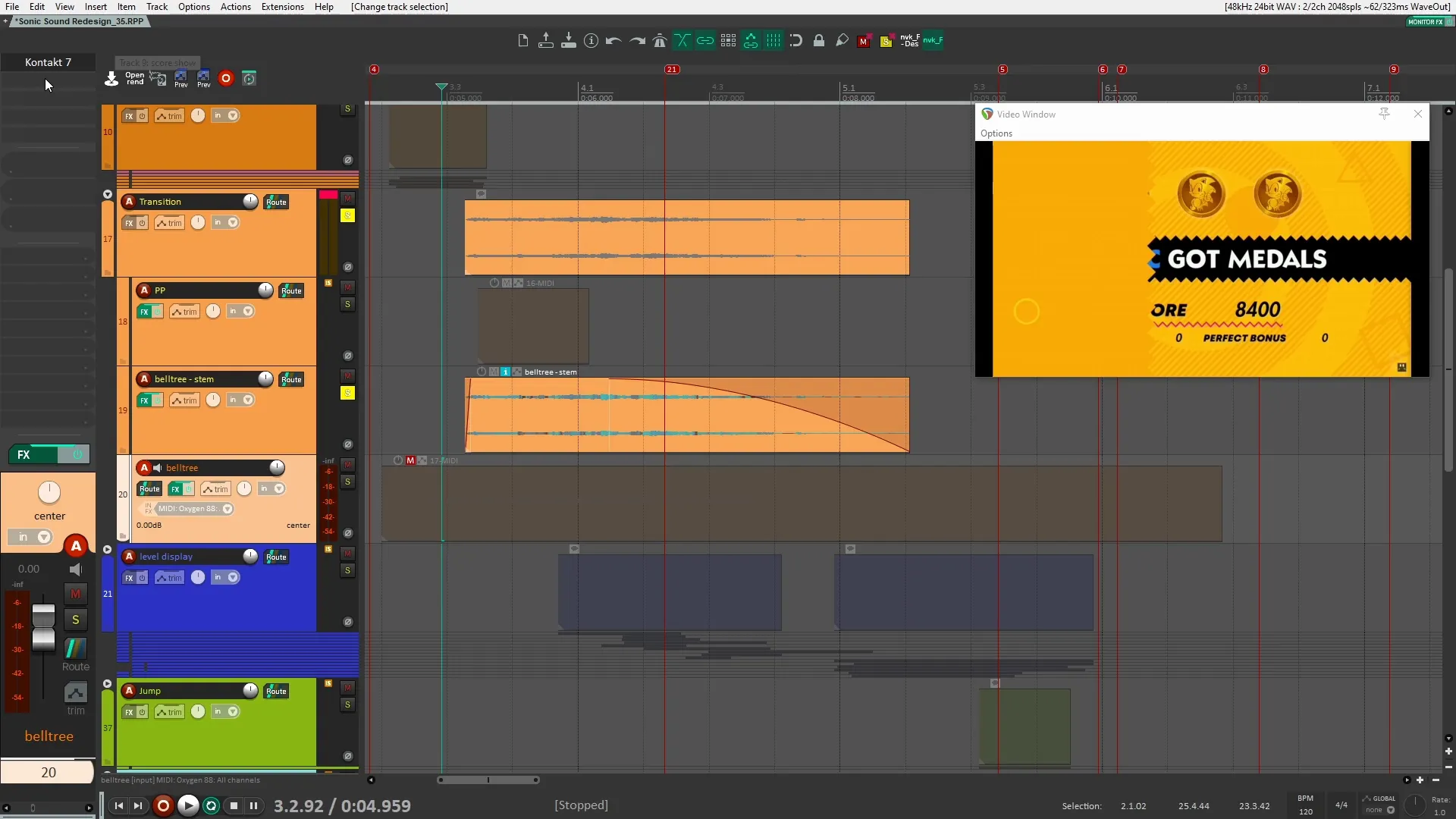 Transition sound 2 effect
