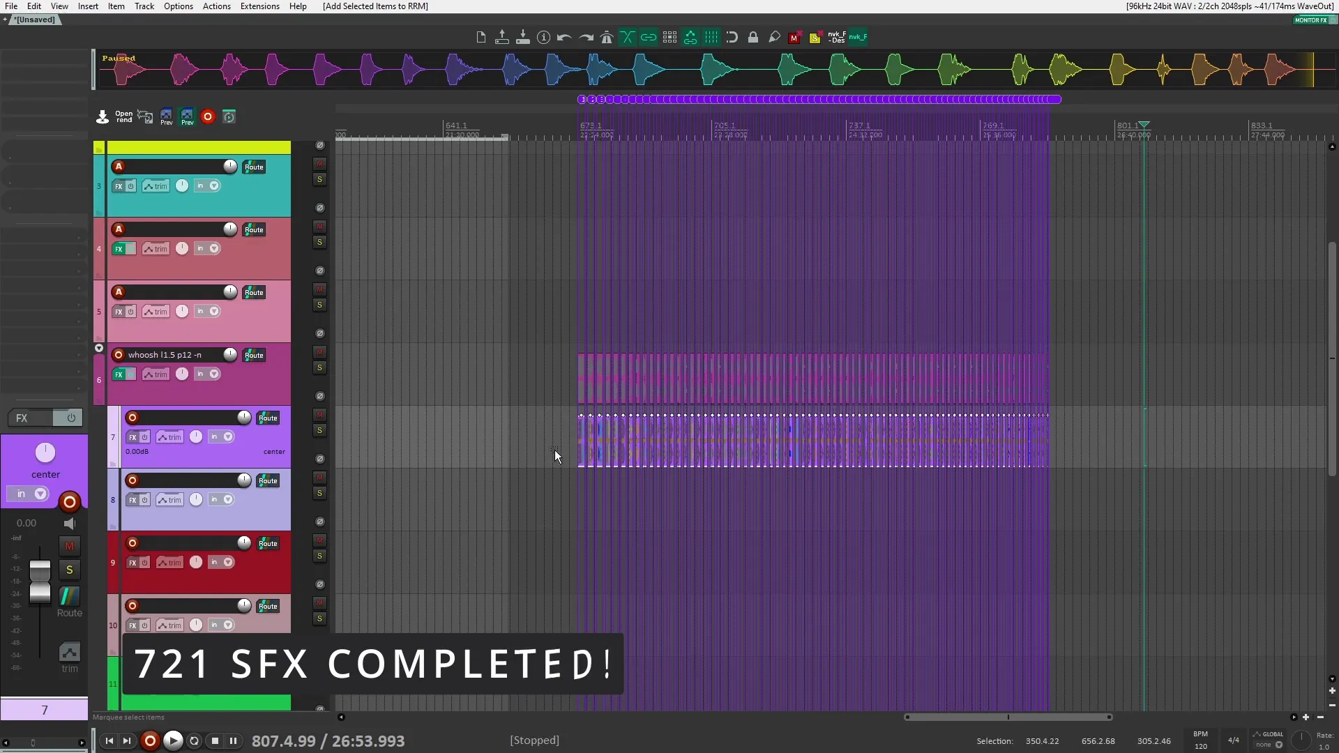 Layering sounds together