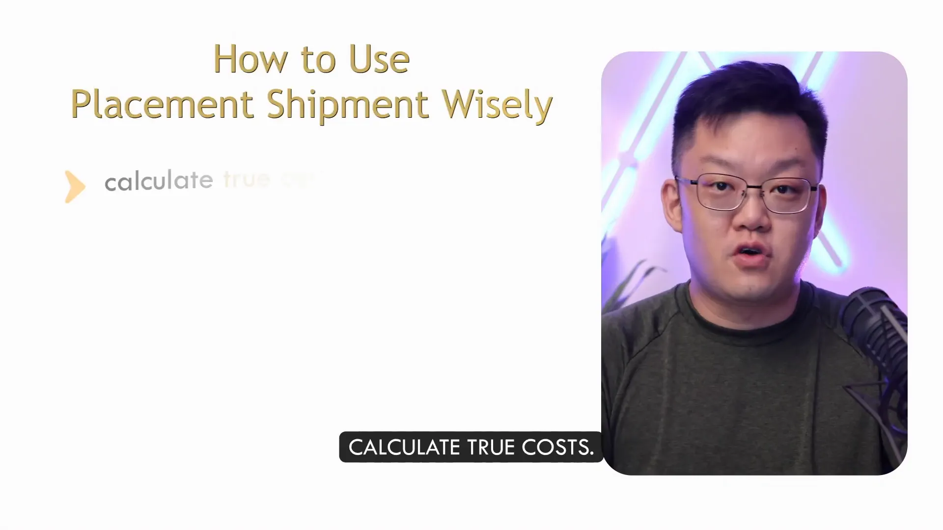 Comparing costs for shipping and placement services