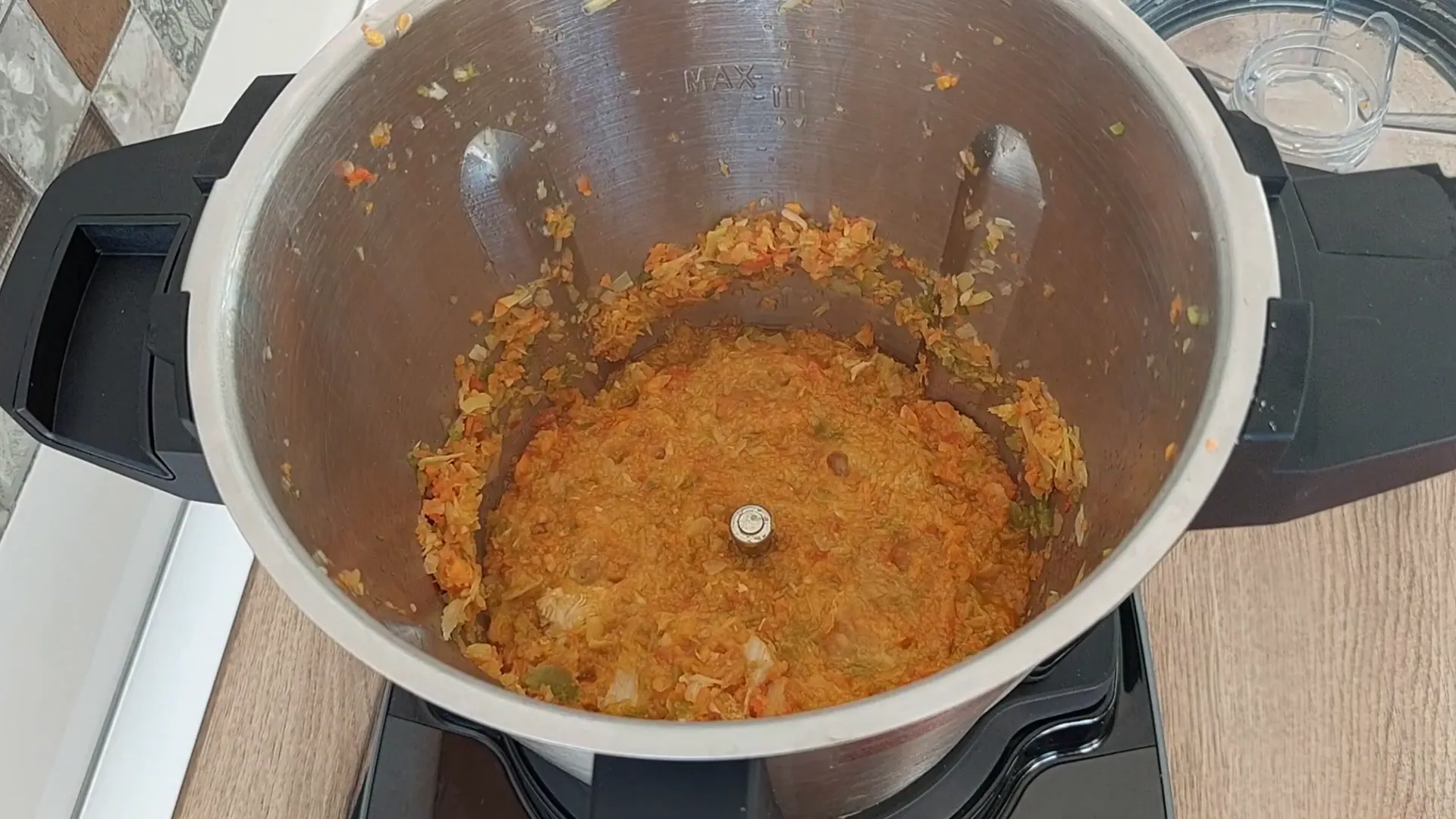 Sofrito cocinándose