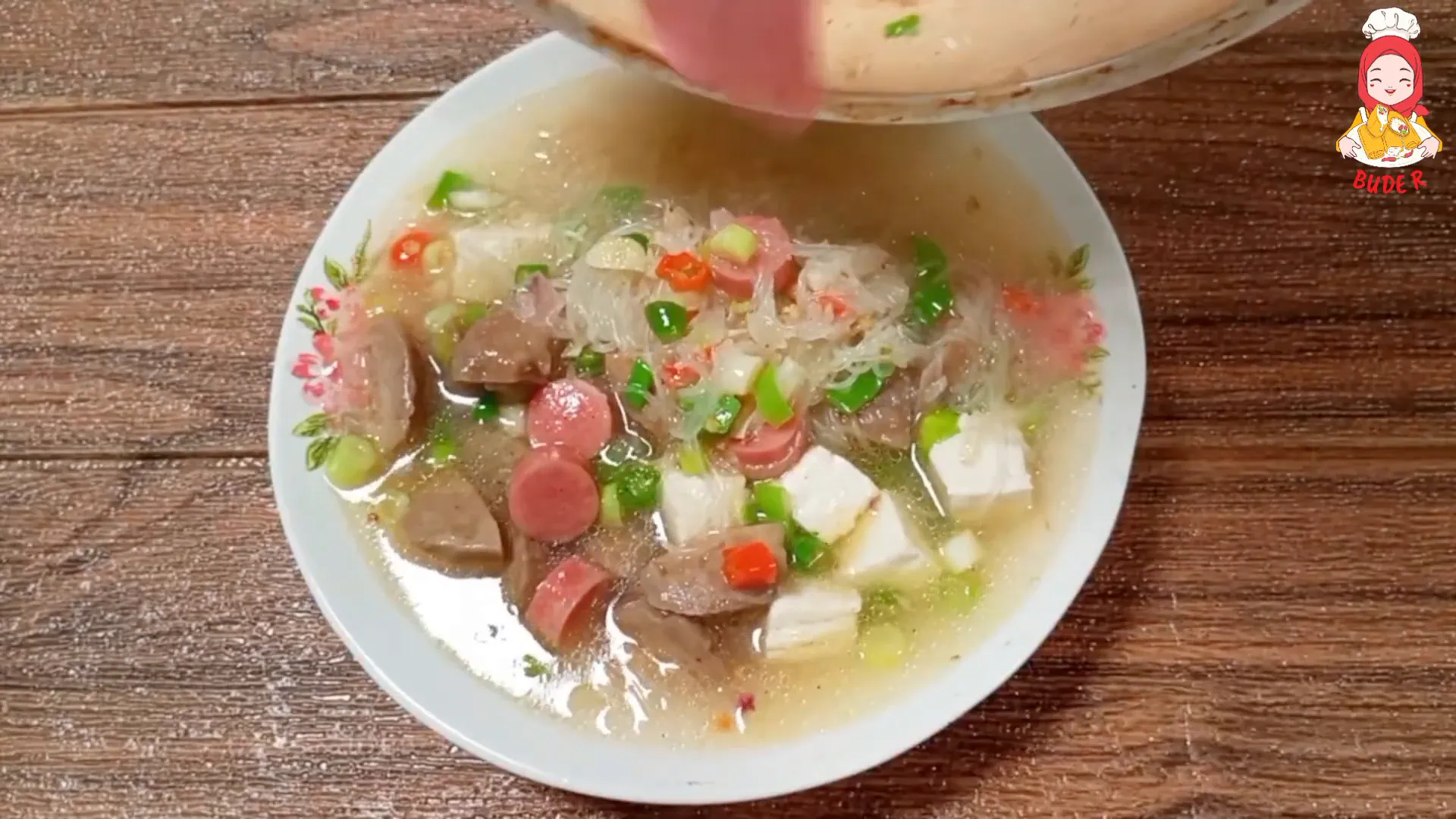 Bihun siap disajikan dan disantap