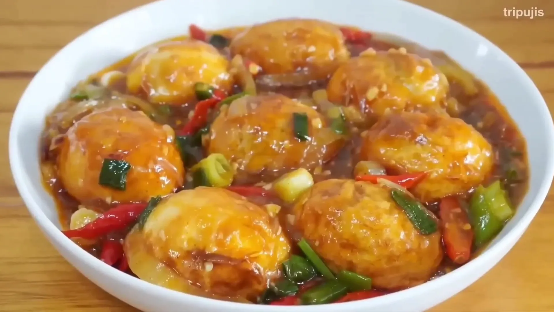 Telur ceplok kecap dengan bumbu meresap