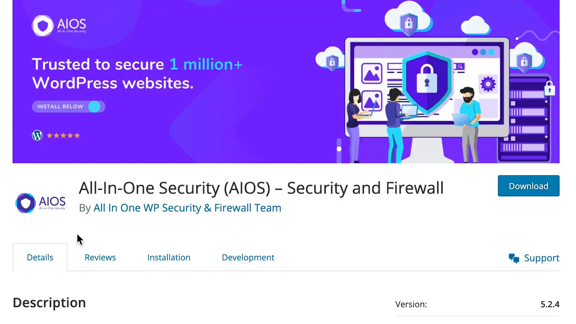 All-In-One WP Security Plugin Screenshot