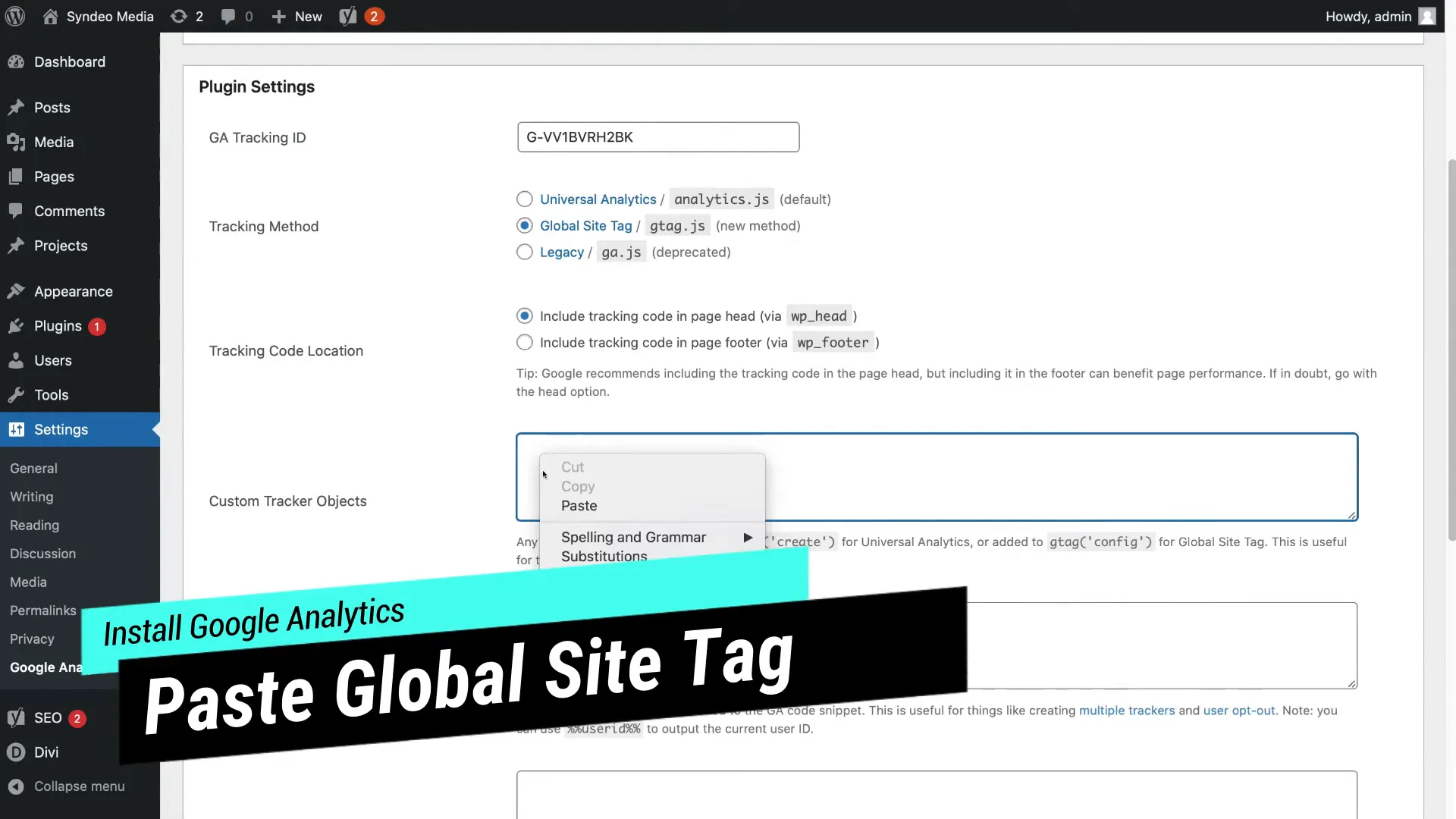 Global Site Tag