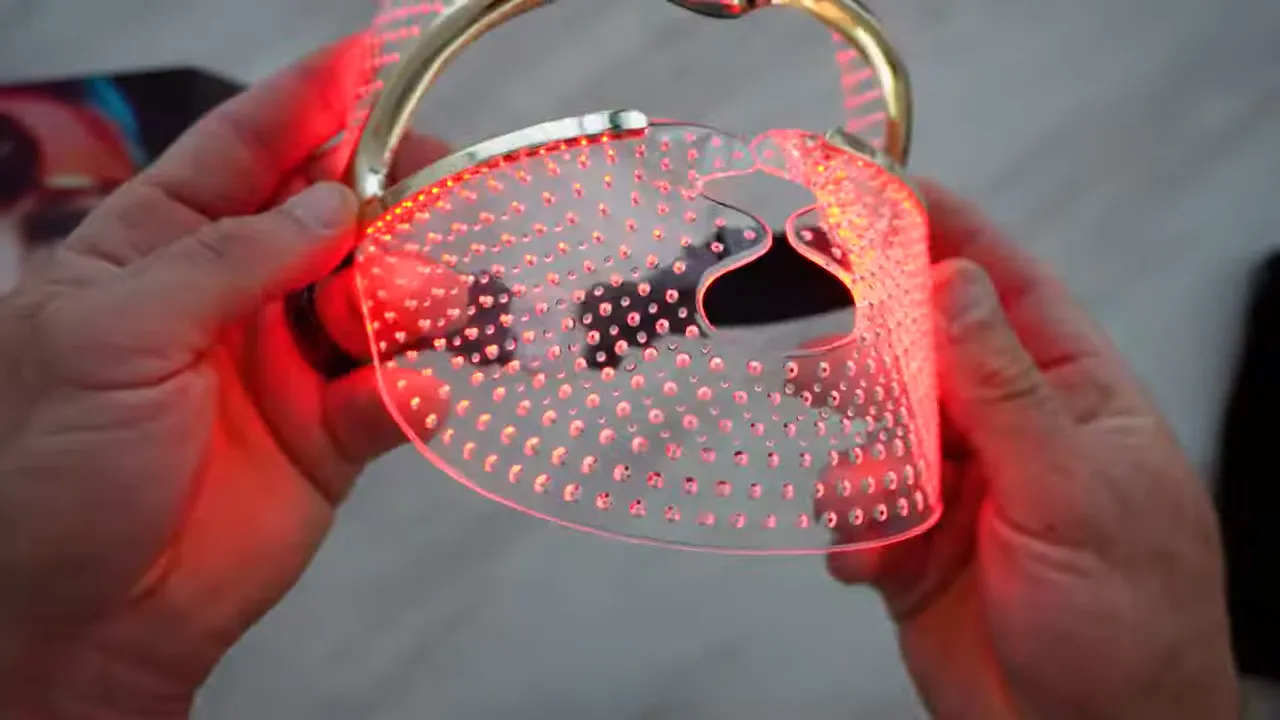 Clock and mask illustration indicating how time affects dose