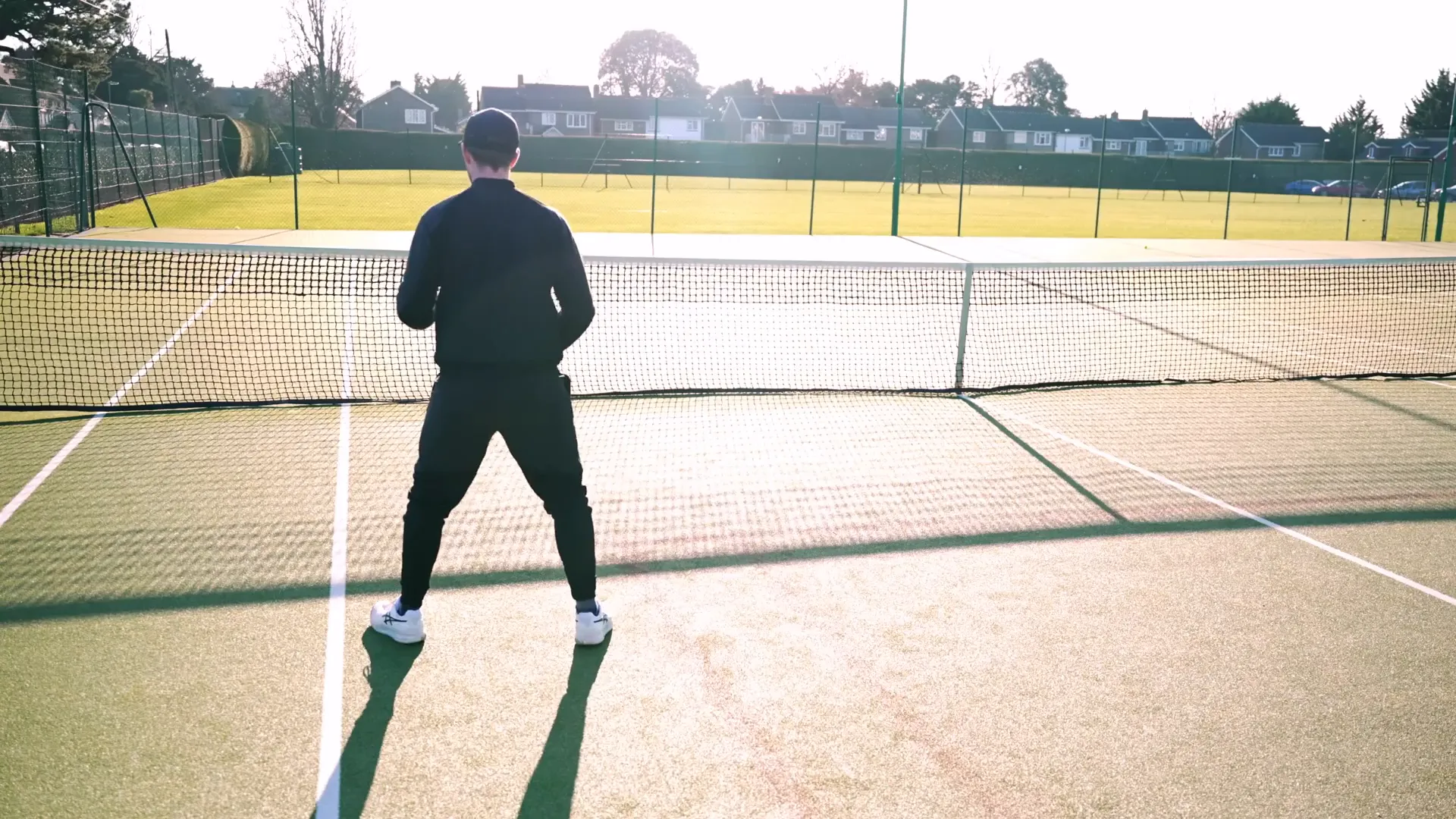 Net player positioning closer to the middle of the service box