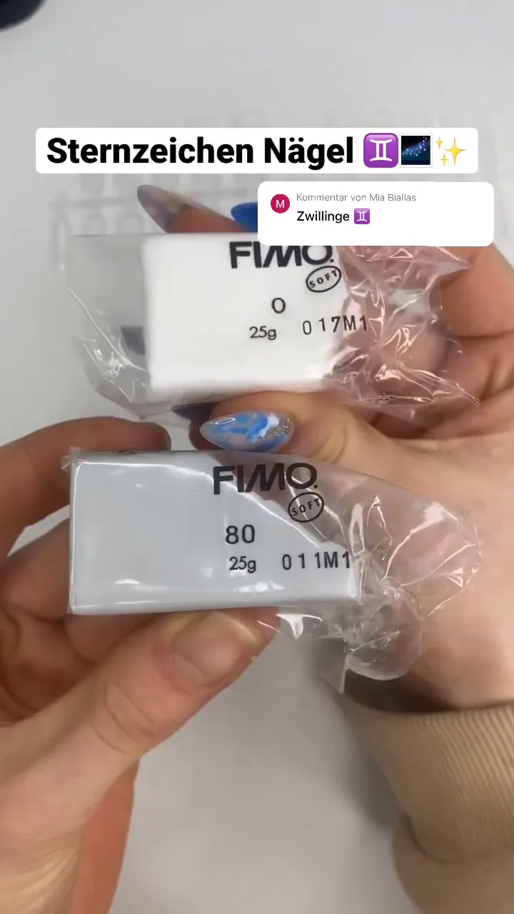 Fimo Zwillingköpfe im Ofen