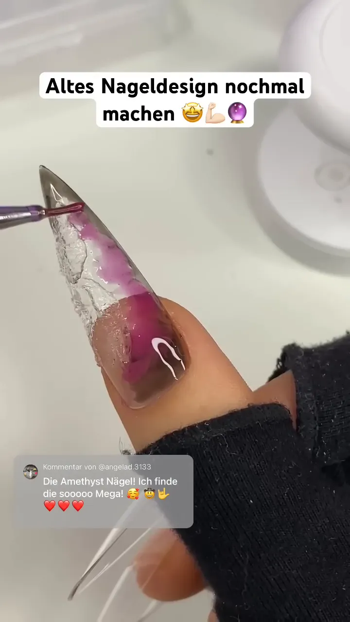 Längste Stiletto Tipps aufgetragen