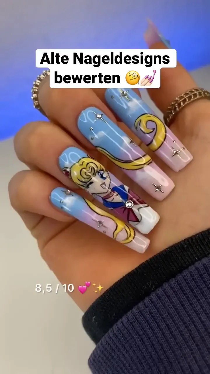Sailor Moon Nägel