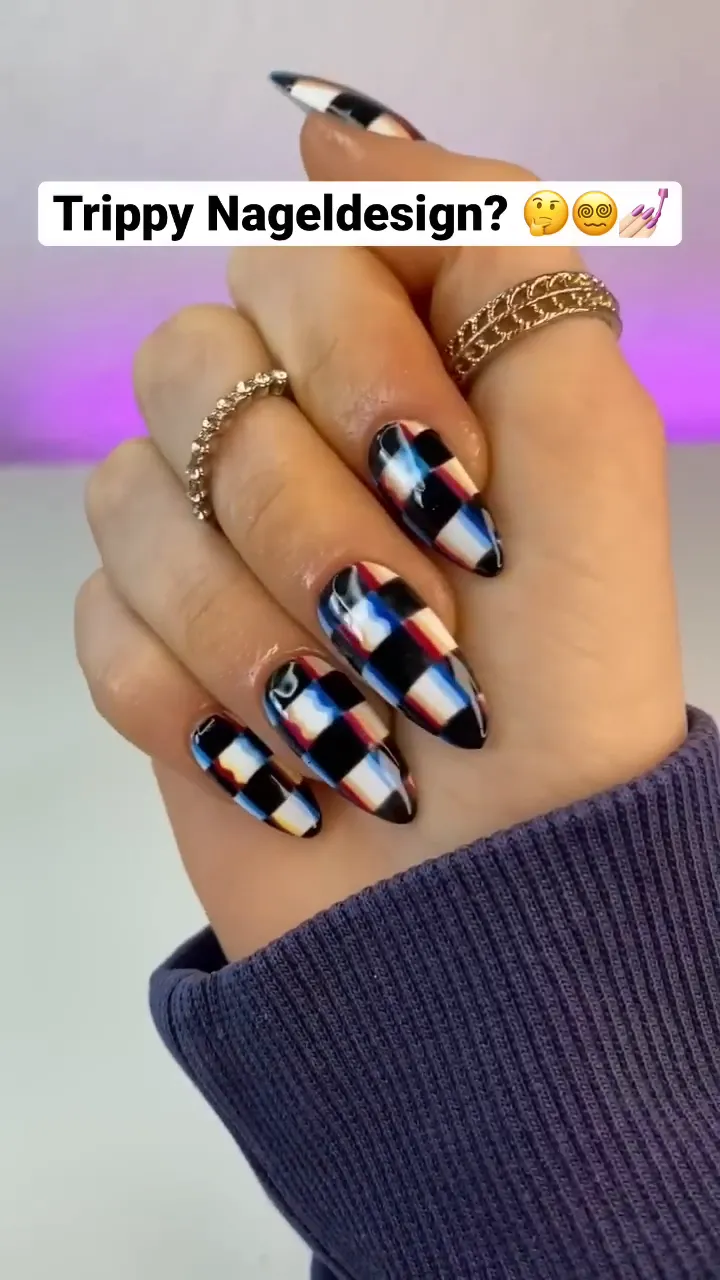 Ergebnis des Nageldesigns