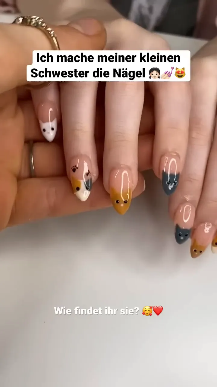 Fertige Katzen Nägel