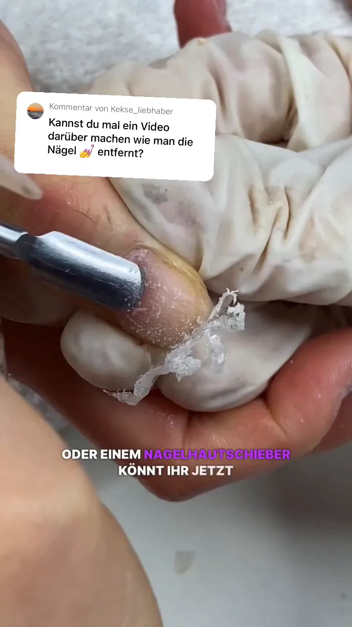 Nagelhaut Schieber