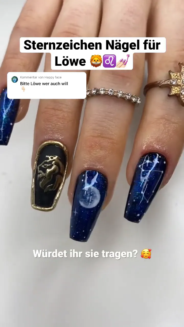 Fertige Löwen Nägel