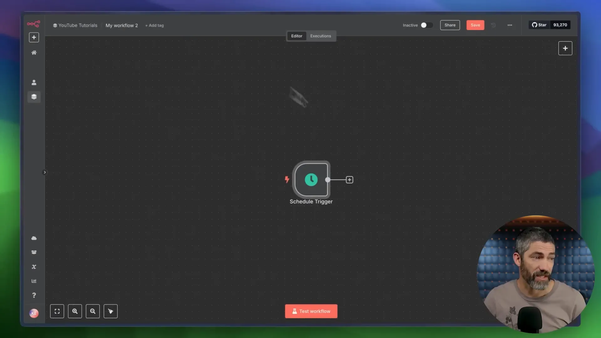 From Zero to Your 1-st AI Agent (No Coding Required) 12 Adding schedule trigger and AI agent nodes