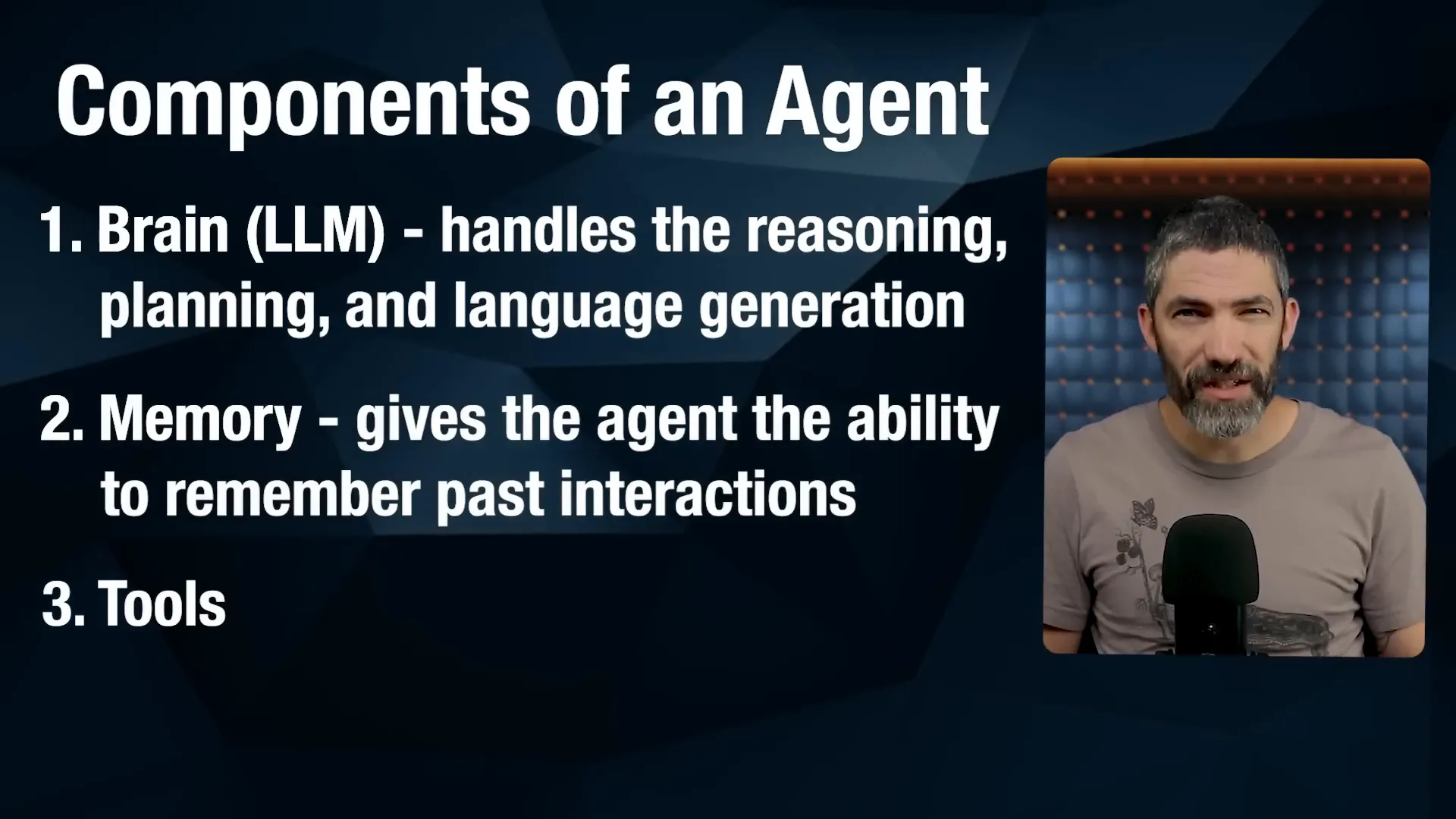 From Zero to Your 1-st AI Agent (No Coding Required) 5 Brain, memory, and tools components of AI agents