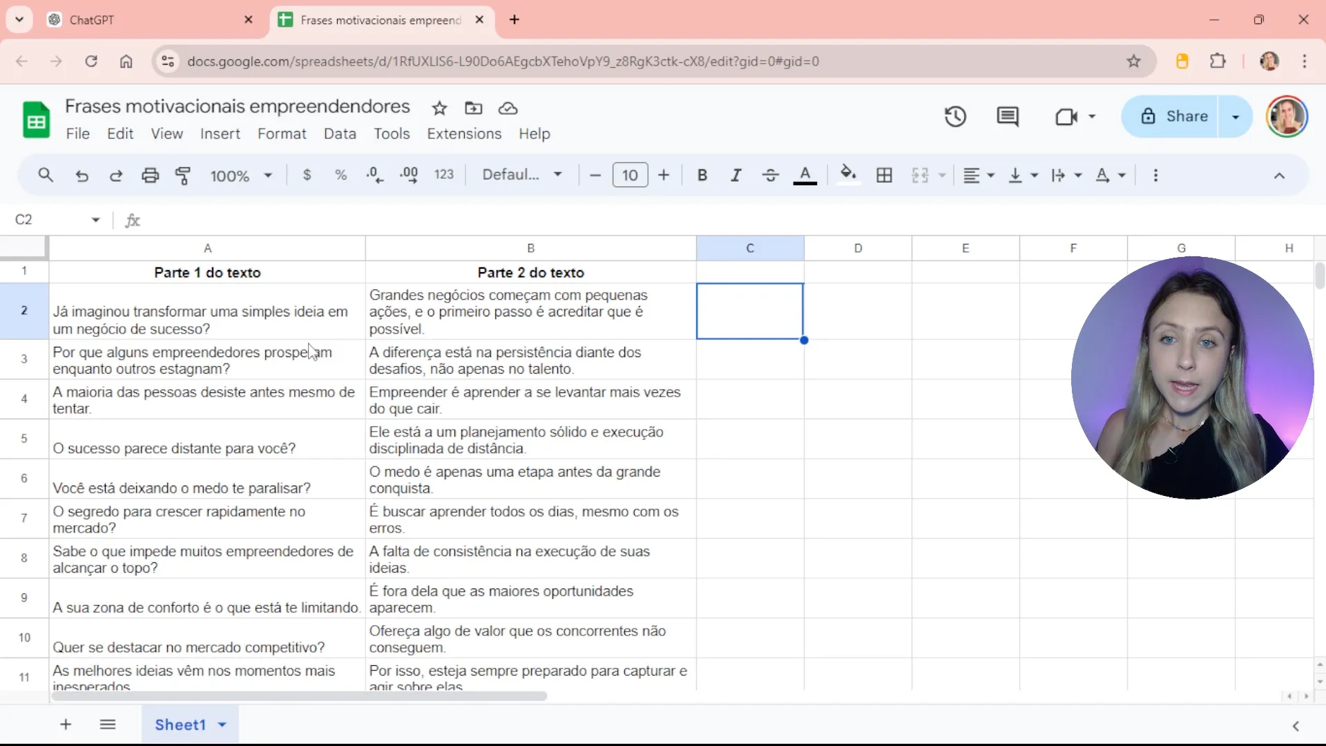 Ajustando a duração do vídeo no Canva