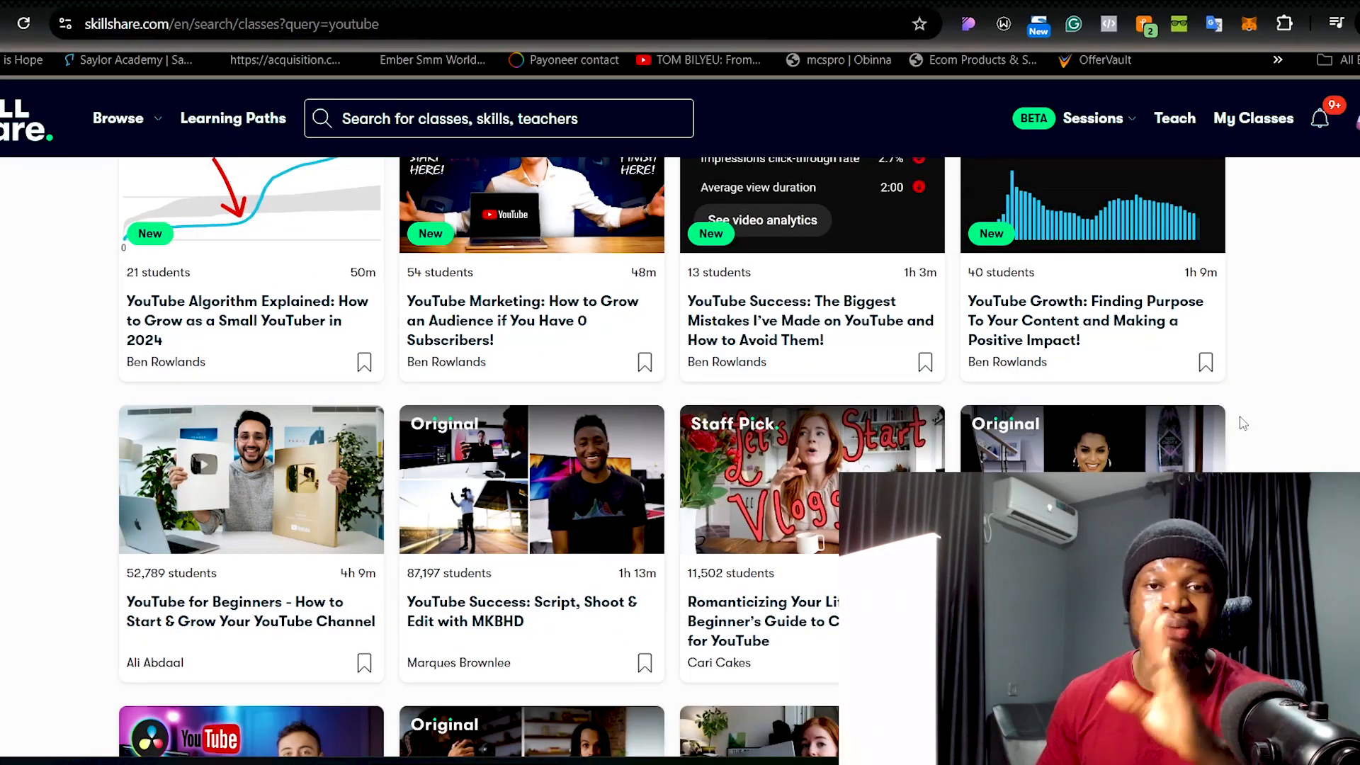 Skillshare platform overview