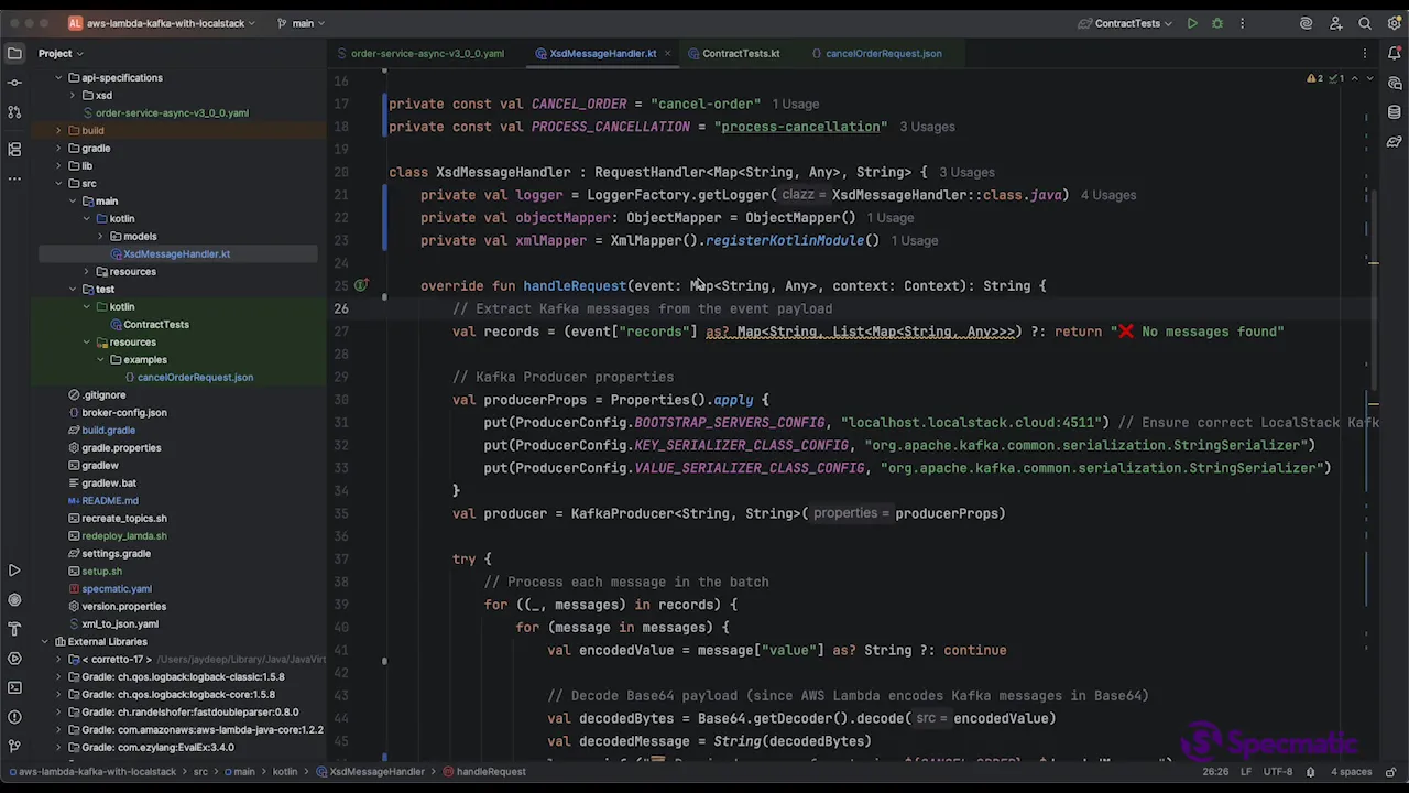 Simple Lambda function code transforming XML to JSON