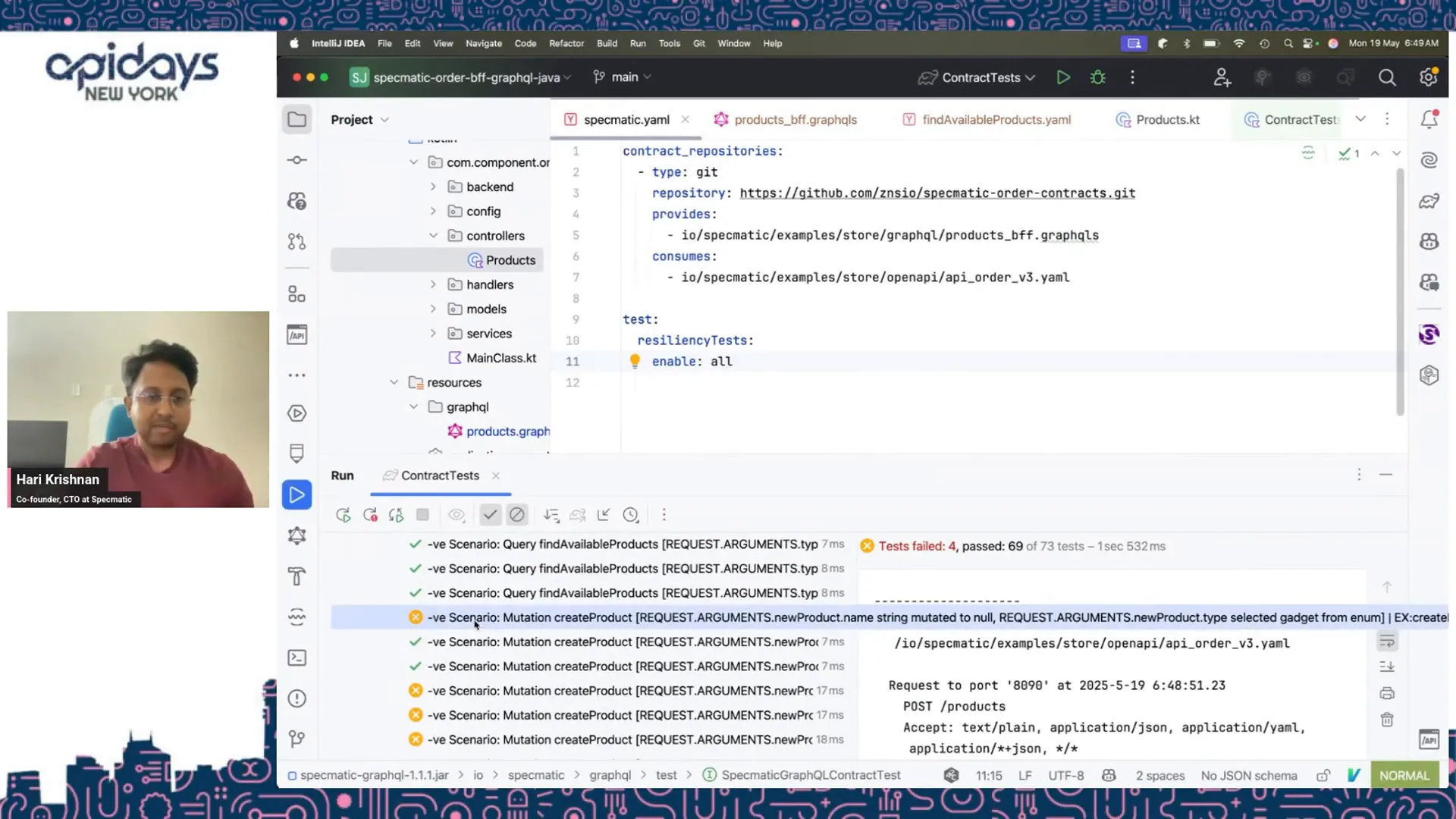 Negative testing with mutated GraphQL inputs