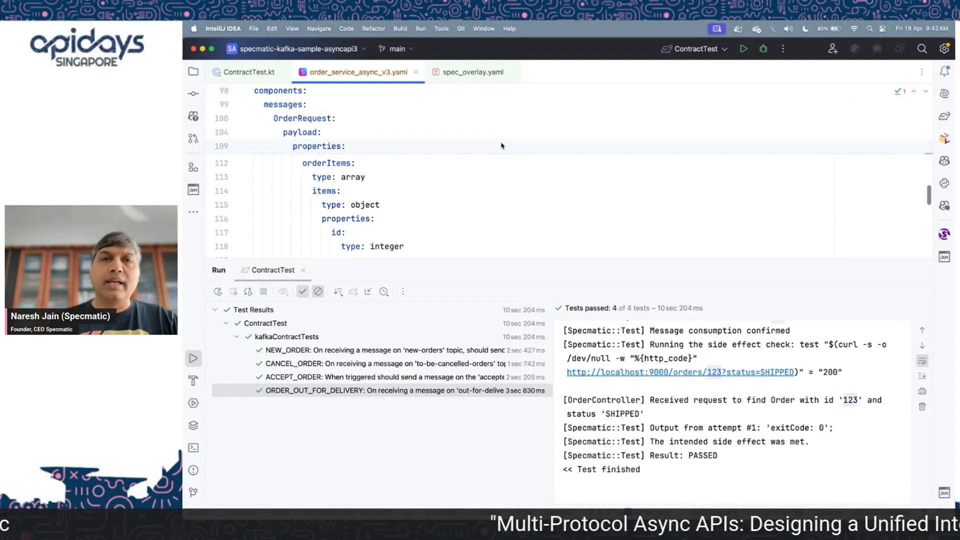 Overlay file defining test triggers and side effects for AsyncAPI