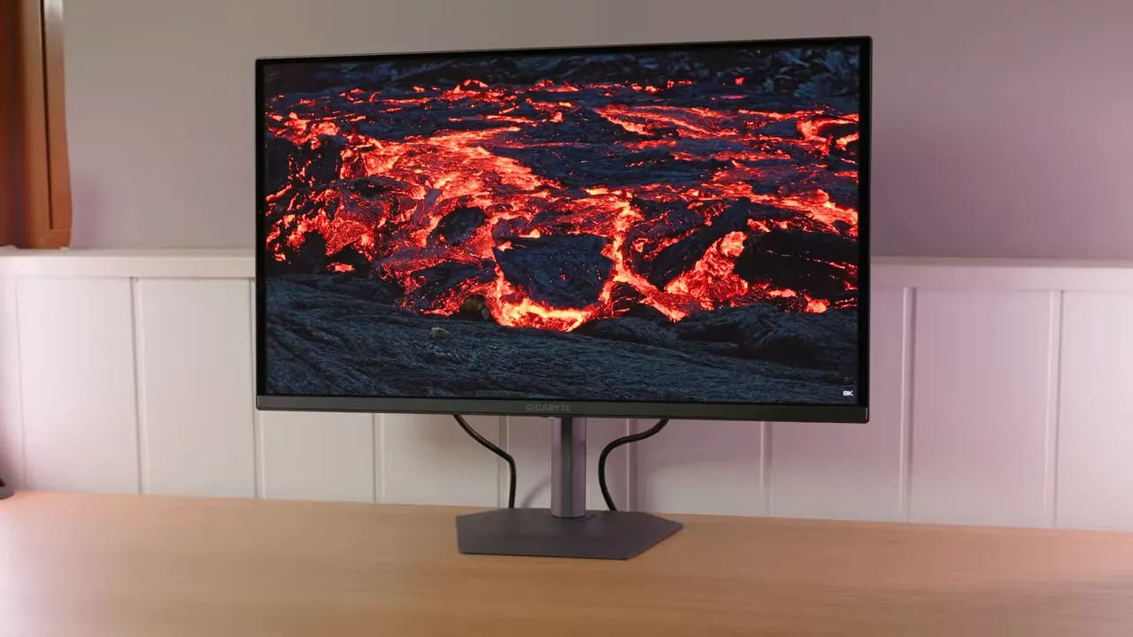 Monitor Xiaomi Mini LED G Pro 27Qi 2026 mostrando una escena HDR oscura en escritorio
