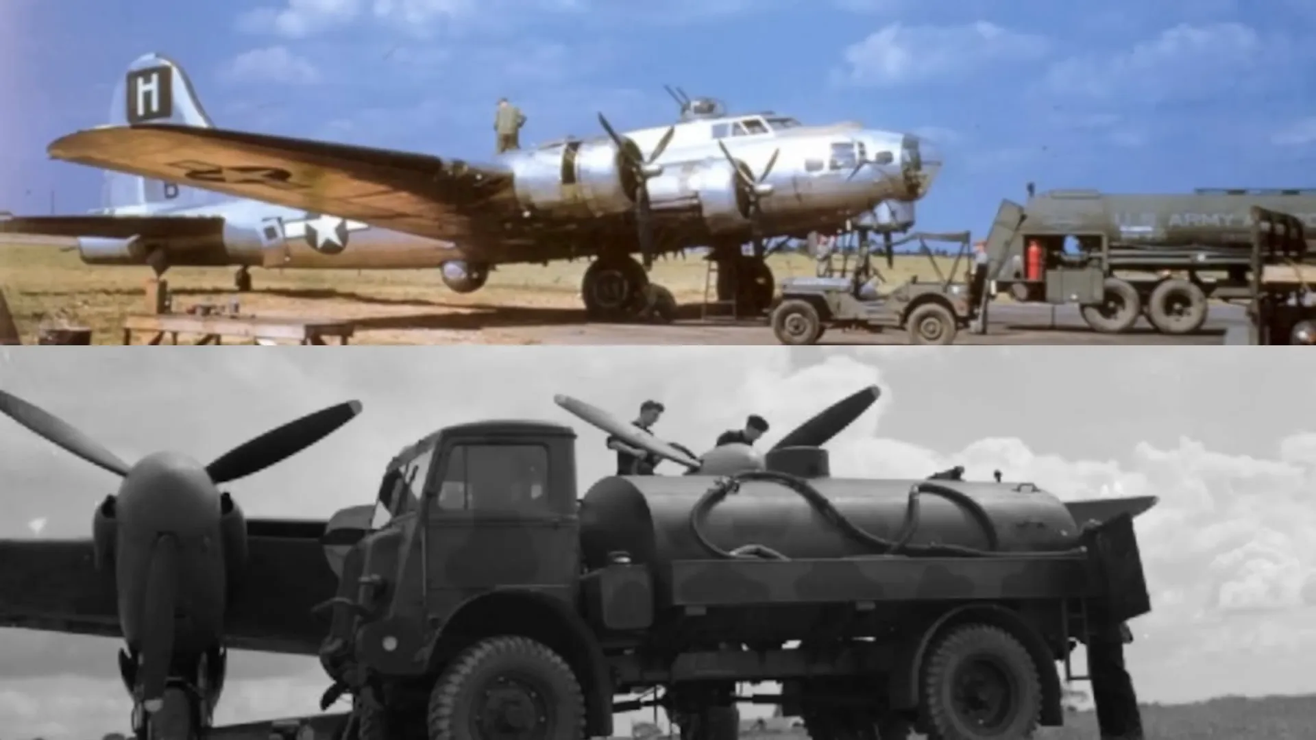 B-17 fuel capacity and weight specifications
