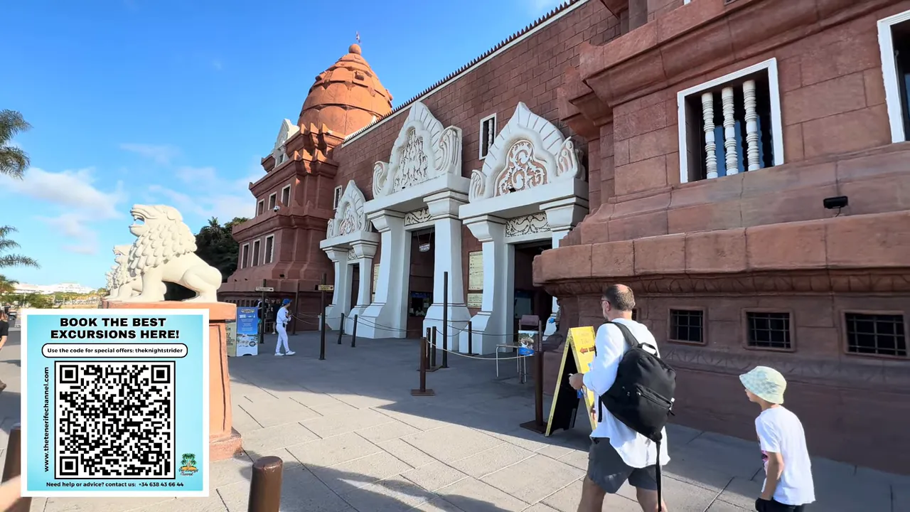 Visitors walking through the Siam Park entrance area